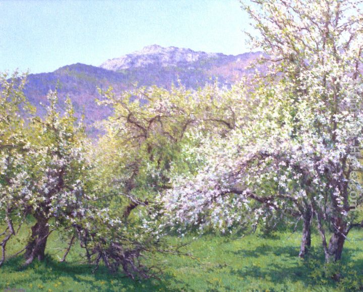 Abandoned Orchard painting - Richard Wheeler Whitney Abandoned Orchard art painting